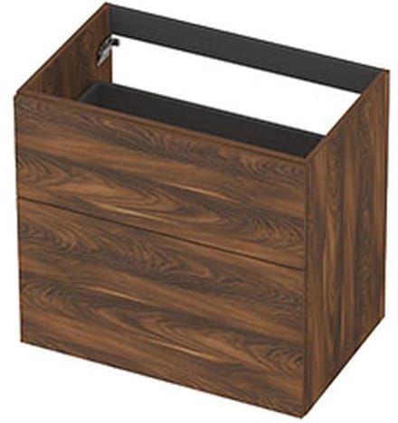 INK - Onderkast 2L A-sym Decor Tbv Grepen - 700x450x650 Mm - Noten