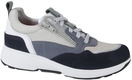 Xsensible Grenoble Sneakers - Leer - Dames - Blauw - Maat 43