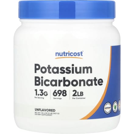 Kaliumbicarbonaat, zonder smaak, 907G (32.4oz)