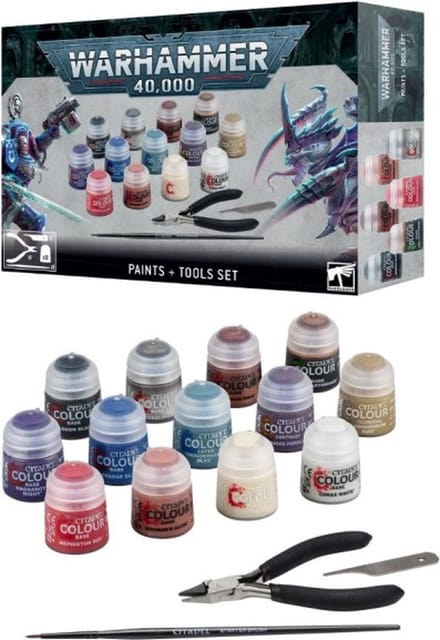 Warhammer 40.00 Paints & Tools Starter Set 60-12