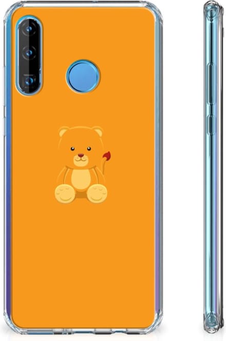 Huawei P30 Lite Stevig Bumper Hoesje Baby Beer