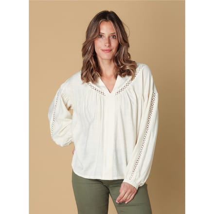 IVY BEAU Soumia Tops - Off White - maat 42