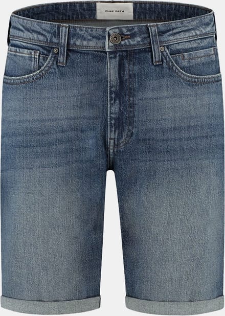 Purewhite Regular Fit Denim Short The Miles