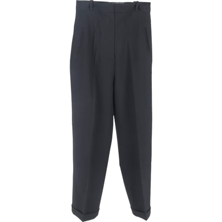 Jacquemus La Bomba rechte broek van zwart katoen
