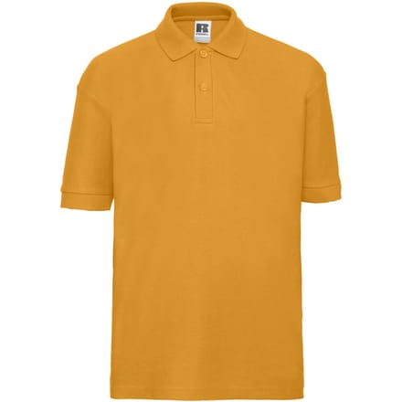 Russell Poloshirt van katoen voor kinderen (Goud)