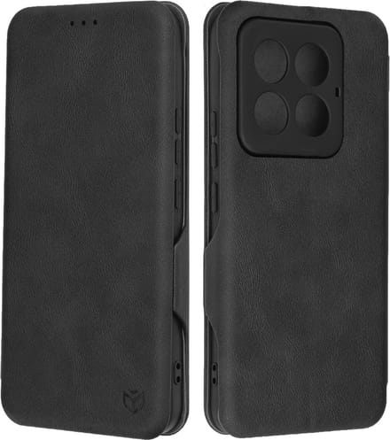 Techsuit Safe+ Book Wallet Case hoesje voor Xiaomi 14 Pro - Zwart