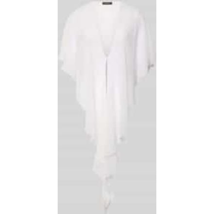 Poncho met V-hals