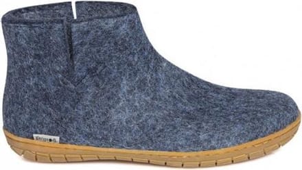 Glerups indoor laars van wolvilt met rubber zool - unisex - maat 36
