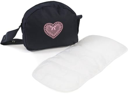 Bayer Chic 2000 - Poppen Luiertas - Melange Navy Grijs