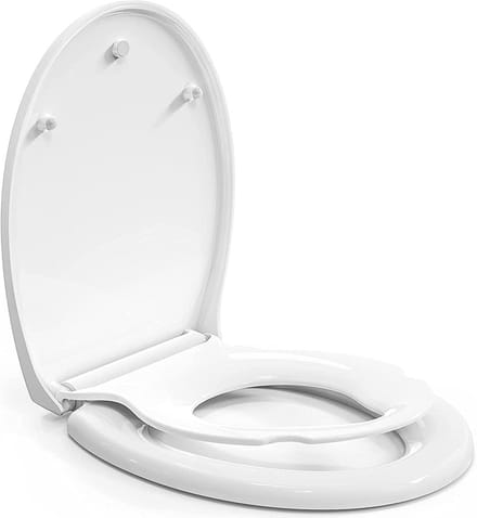 WC-bril met Kinderzitting - Softclose, Magnetisch & Antibacterieel - Quick Release
