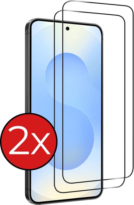 Screenprotector - 2 Stuks - Geschikt voor Samsung Galaxy S25 Plus - Full Cover - Beschermglas - Gehard Glas - Tempered Glass - Screen Protector