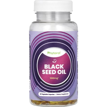 Zwarte komijnolie, plantaardige capsules 60 (500 mg per capsule)