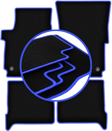 CARLUX-BLUE automatten voor: Volkswagen Amarok pick-up (2010-)