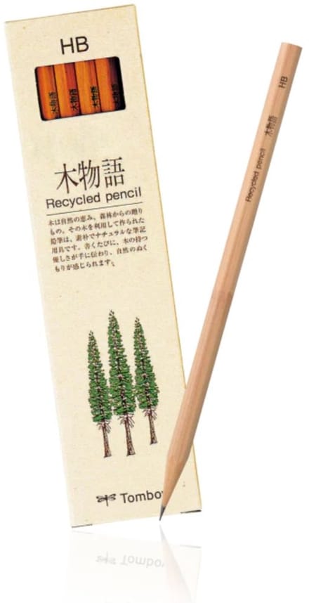 Tombow Recycled potloden - Grafietpotloden - HB - 12 stuks