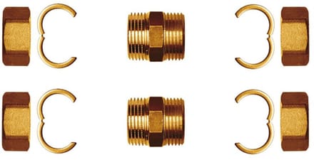 Flamco FixLock Verbindingsset voor golfbuis DN 16, M46104.1FL