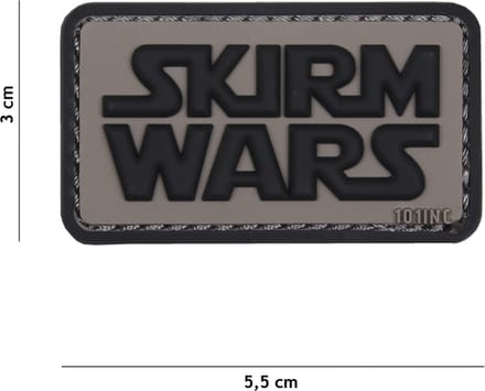 101 Inc Embleem 3D Pvc Skirm Wars Grijs  18058