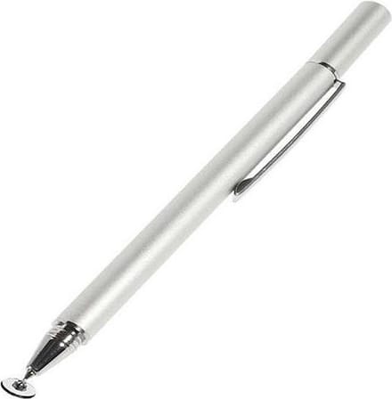 Stylus Pen Universeel I Precision Disc Capacitief I Zilver