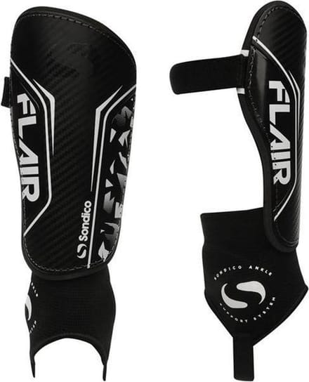 Sondico Scheenbeschermers Flair  - Jongens - Black/white - XS