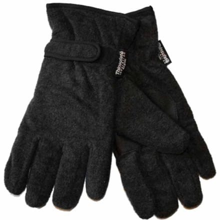 Thermische Thinsulate Fleece Warme Winterhandschoenen - Zwart - L