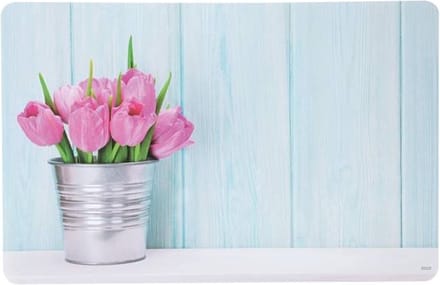 Kesper 77592, Placemat "Tulpen", set van 5