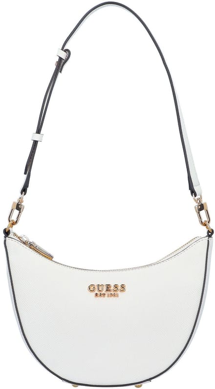 GUESS Schoudertas Fedana Mini Top Zip Shoulder Bag Cream White Wit