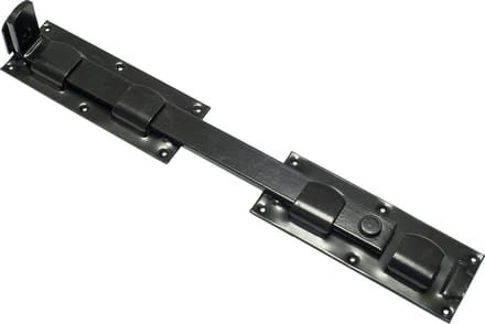 Wovar Overslaggrendel Zwart 430 mm | Per Stuk