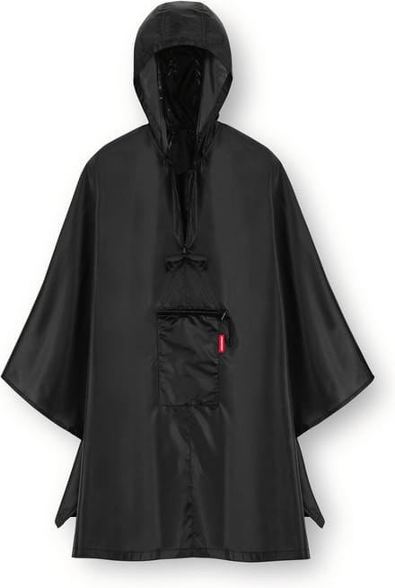 Reisenthel Mini Maxi Poncho RegenPoncho - Opvouwbaar - Zwart