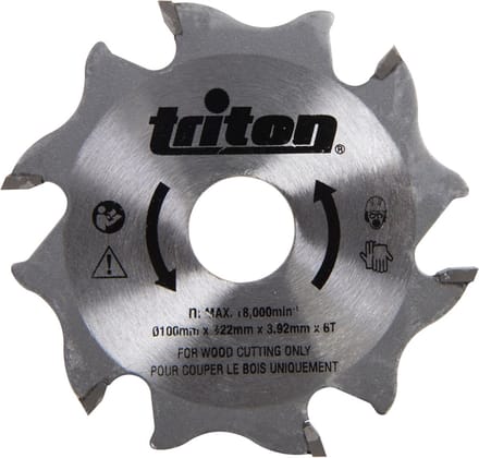Triton Lamellenfrees zaagblad - Ø100 mm - Ø22 mm asgat - 3 mm bladdikte