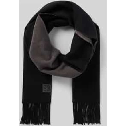 Sjaal met labeldetail