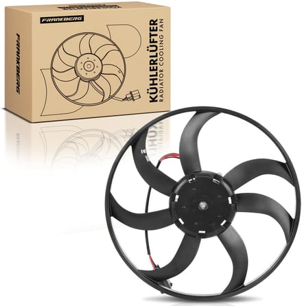 Frankberg 1x Motorradiateur Enkele ventilator