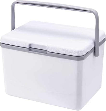 Ice Box Cooler - Draagbare Koeler - Buitenactiviteiten - Krachtige Isolatie - 5 L - Wit
