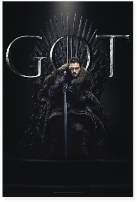 Game Of Thrones Jon Snow GOT Poster 40x60 cm