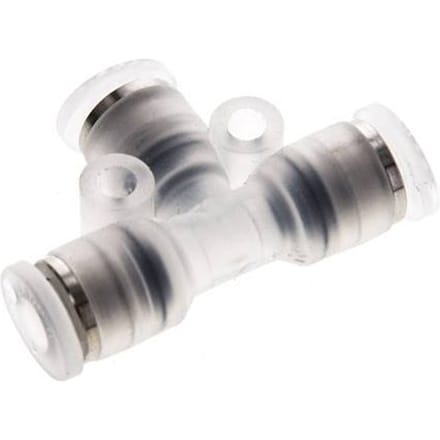 4mm T-koppeling PA Insteekfitting FDA EPDM