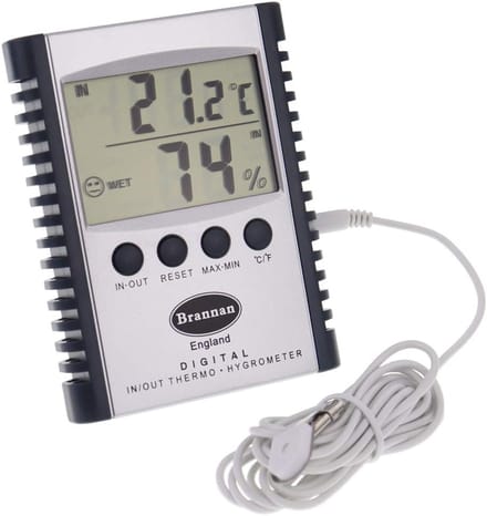 Digitale Thermometer Hygrometer voor Binnen en Buiten met Max Min Geheugen