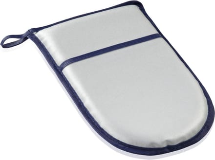 Leifheit strijkhandschoen hittebestendig - 24x15 cm - grijs - blauw