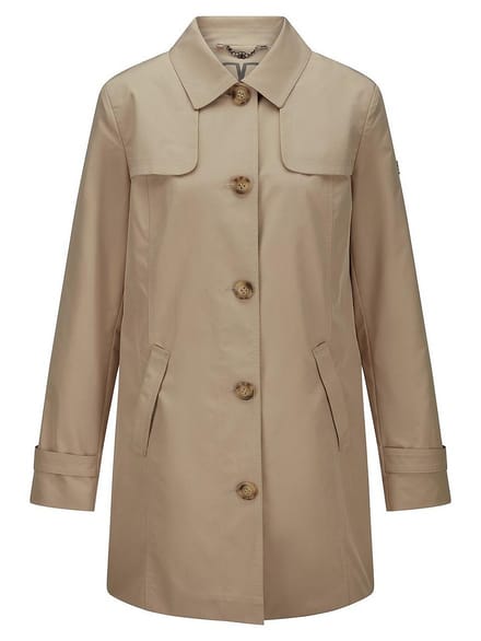 Lange jas Van BASLER beige
