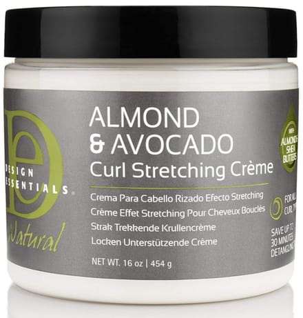 Design Essentials - Natural Almond & Avocado Curl Strechting Cream - 473ml