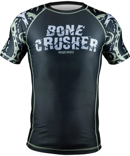 PRiDEorDiE Rash Guard Bone Crusher V.2 Black - L
