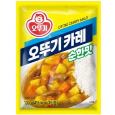 Otoki Koreaanse Curry Milde Smaak Instant Curry Poeder 100g 1st/3st 3ea
