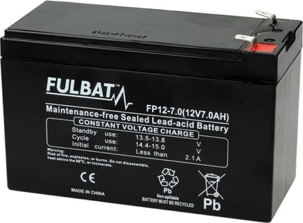 Fulbat Accu Fulbat FP 12-7 Gel VRLA 12V 7Ah