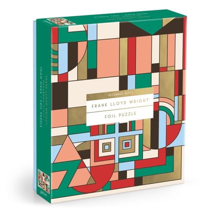 Frank Lloyd Wright December Gifts 1000 Piece Foil Puzzle