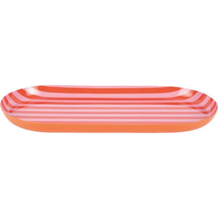 Present Time - Dienblad Animado Oval Large - Oranje - 38x18x2,5 cm