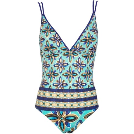 Eénpiece badpak met V-hals voor dames Red Point Gina