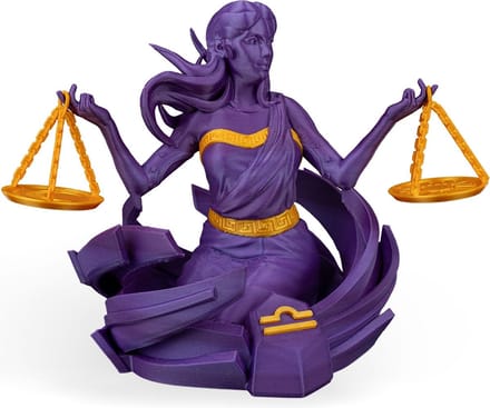 Libra zodiac sign beeldje weegschalen