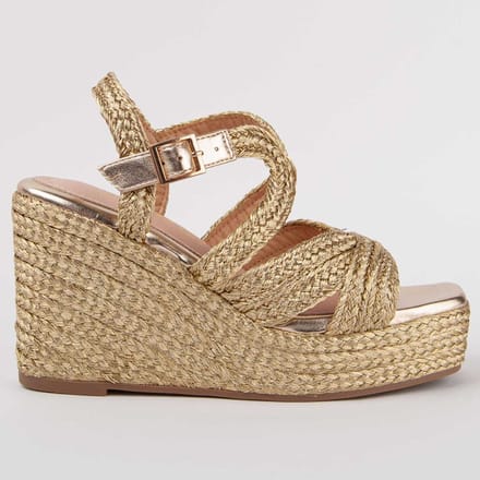 Sandalia De Cuña Para Mujer. Montevita Salia7 102976 41 goud