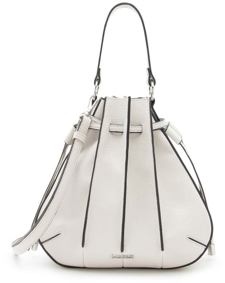 L.CREDI handtas schoudertas Rahmi Hobo Bag Light Gray crème