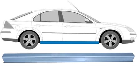 Reparatie dorpel voor Ford Mondeo 2000-2007 / Links = Rechts (symmetrisch)