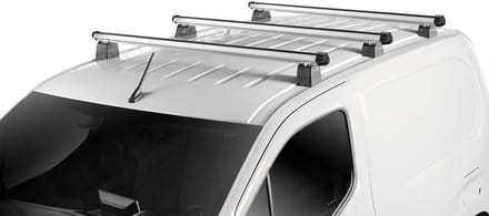 Dakdragers geschikt voor Opel Combo E 2018-heden Green Valley Pro-Plus aluminium - 3 dragers