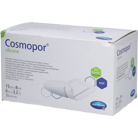 Hartmann Cosmopor® Silicone 15 x 8 cm 901103 25 Overige