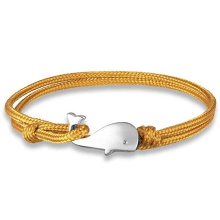 Parachute koord armband LGT Jewels Walvis Anker Geel